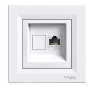 Розетка комп'ютерна Schneider Electric Asfora RJ45 кат5е UTP білий EPH4300121