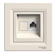 Розетка компьютерная Schneider Electric Asfora RJ45 кат6 UTP крем EPH4700123
