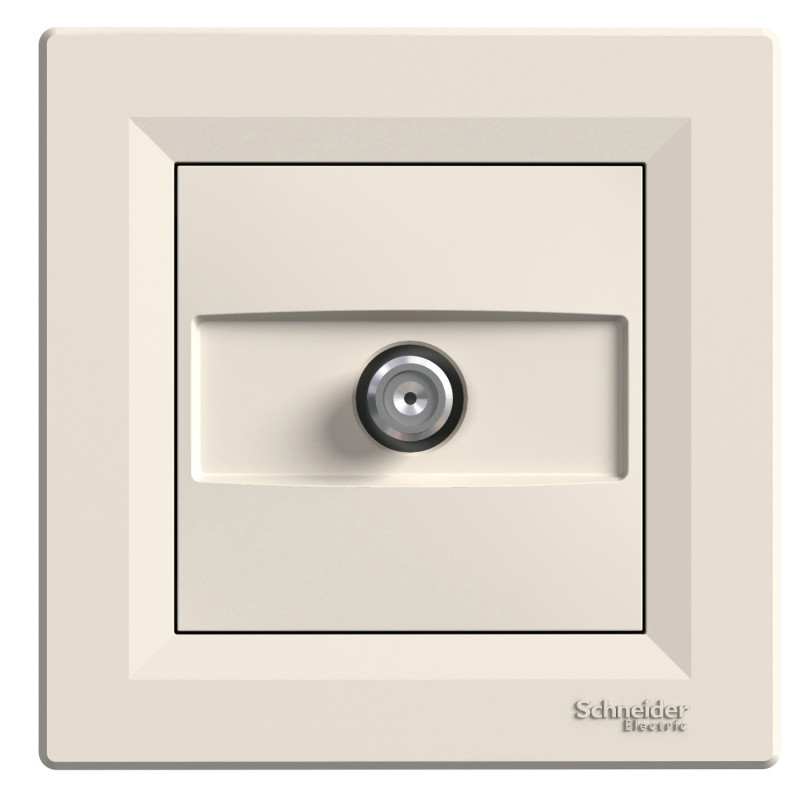 Розетка SAT оконечная Schneider Electric Asfora 1 дБ крем EPH3700123