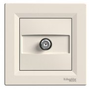 Розетка SAT оконечная Schneider Electric Asfora 1 дБ крем EPH3700123