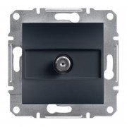 Розетка SAT проходная Schneider Electric Asfora 4 дБ антрацит EPH3700271