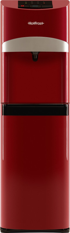 Кулер для води HotFrost 45A Red підлоговий з компресорним охолодженням та нижнім завантаженням червоний 120104502