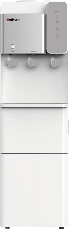 Кулер для воды HotFrost V25L напольный с компрессорным охлаждением и льдогенератором белый 120102501