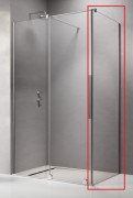 Душевая боковая стенка Radaway Furo KDJ 90×200 см прозрачное стекло 10113090-01-01