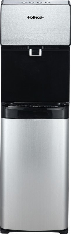 Кулер для води HotFrost 450ASM підлоговий з компресорним охолодженням та нижнім завантаженням сріблястий/чорний 120145001