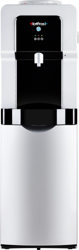 Кулер для воды HotFrost V900CSG напольный с компрессорным охлаждением и газацией серебристый/черный 120190003