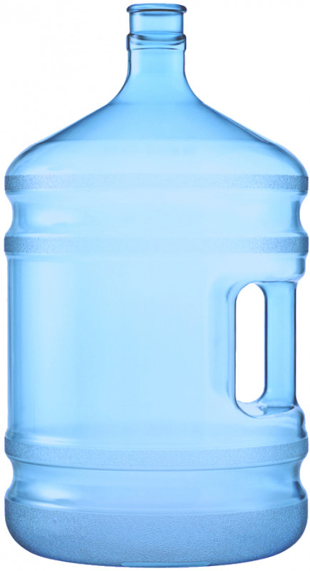 Пляшка HotFrost з ручкою 19 л без пробки полікарбонат 410119105