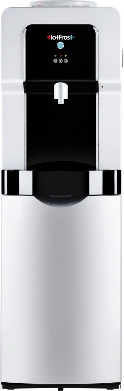 Кулер для воды HotFrost V900CSG напольный с компрессорным охлаждением и газацией серебристый/черный 120190003