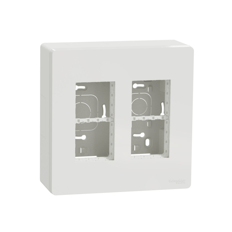 Блок открытого монтажа Schneider Electric Unica New Unica System+ 2х2 белый NU122418