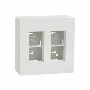 Блок открытого монтажа Schneider Electric Unica New Unica System+ 2х2 белый NU122418