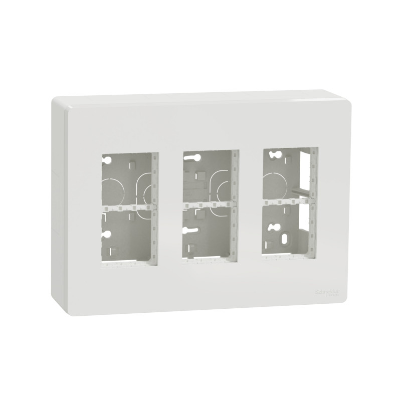 Блок відкритого монтажу Schneider Electric Unica New Unica System+ 3х2 пластик білий NU123418
