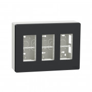 Блок відкритого монтажу Schneider Electric Unica New Unica System+ 3х2 пластик антрацит NU123454