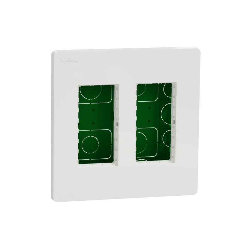Блок прихованого монтажу Schneider Electric Unica New Unica System+ 2х2 білий NU172418