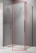 Створка душевой двери Radaway Furo KDJ 67.2х200 см раздвижная левая хром/прозрачное стекло 10104672-01-01L