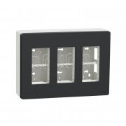Блок відкритого монтажу Schneider Electric Unica New Unica System+ 3х2 пластик антрацит NU123454