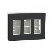 Блок відкритого монтажу Schneider Electric Unica New Unica System+ 3х2 пластик антрацит NU123454