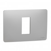 Рамка 1-модульна Schneider Electric Unica New Unica Studio термопластик алюміній NU210130