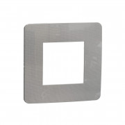 Рамка 1-постова Schneider Electric Unica New Studio Color хром/антрацит NU280256