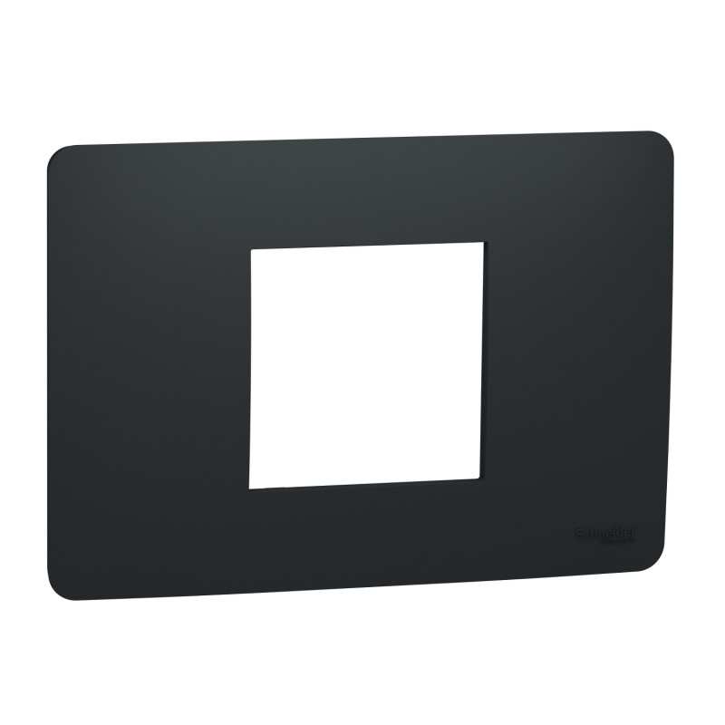 Рамка 2-модульна Schneider Electric Unica New Unica Studio термопластик антрацит NU210254