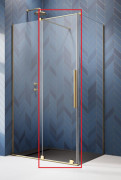 Створка душевой двери Radaway Furo Gold KDJ 47.2х200 см раздвижная левая золото/прозрачное стекло 10104472-09-01L