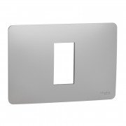 Рамка 1-модульная Schneider Electric Unica New Unica Studio термопластик алюминий NU210130