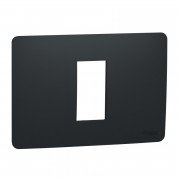 Рамка 1-модульная Schneider Electric Unica New Unica Studio термопластик антрацит NU210154
