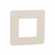Рамка 1-постова Schneider Electric Unica New Studio Color бежевий/бежевий NU280244