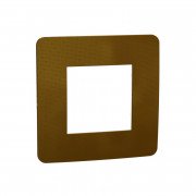 Рамка 1-постова Schneider Electric Unica New Studio Color золото/антрацит NU280262