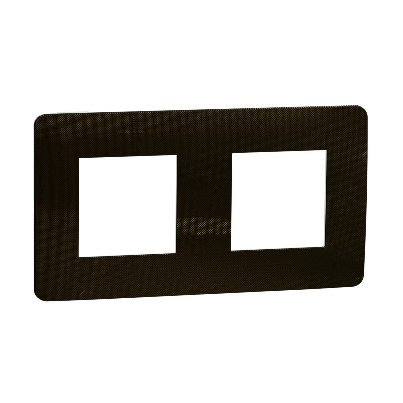 Рамка 2-постовая Schneider Electric Unica New Studio Color бронза/белый NU280450