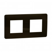 Рамка 2-постова Schneider Electric Unica New Studio Color бронза/білий NU280450