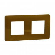 Рамка 2-постова Schneider Electric Unica New Studio Color золото/бежевий NU280460
