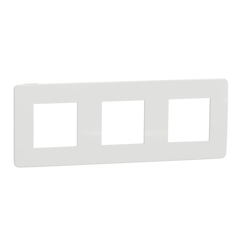 Рамка 3-постовая Schneider Electric Unica New Studio Color белый/белый NU280618