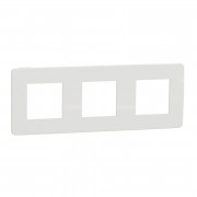 Рамка 3-постова Schneider Electric Unica New Studio Color білий/білий NU280618