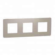 Рамка 3-постова Schneider Electric Unica New Studio Color пісочний/білий NU280626