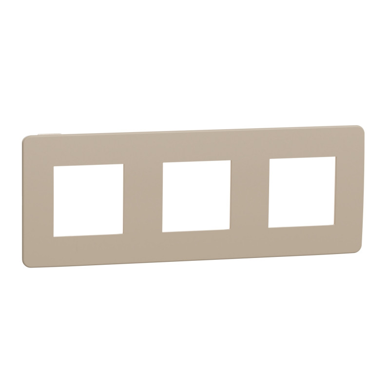 Рамка 3-постовая Schneider Electric Unica New Studio Color песочный/бежевый NU280627