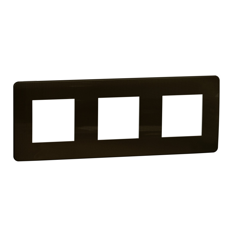 3-постова рамка Schneider Electric Unica New Studio Color бронза/білий NU280650