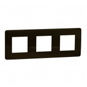 3-постова рамка Schneider Electric Unica New Studio Color бронза/білий NU280650