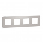 Рамка 4-постовая Schneider Electric Unica New Studio Color шампань/белый NU280824