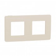 Рамка 2-постова Schneider Electric Unica New Studio Color бежевий/бежевий NU280444