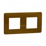 Рамка 2-постова Schneider Electric Unica New Studio Color золото/бежевий NU280460
