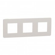 Рамка 3-постовая Schneider Electric Unica New Studio Color шампань/белый NU280624