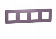 Рамка 4-постова Schneider Electric Unica New Studio Color фіолетовий NU280815