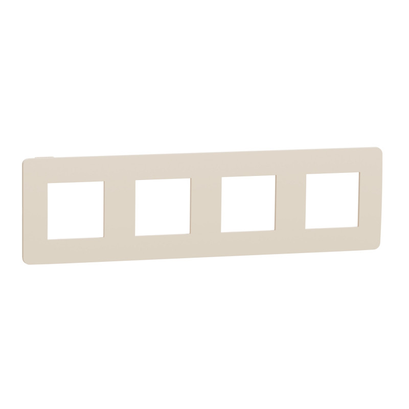 Рамка 4-постовая Schneider Electric Unica New Studio Color бежевый/бежевый NU280844