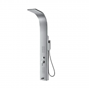 Душова панель Primera Intera настінна шліфований нікель 4850019