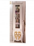 Пенал для ванної Marsan Bernarde 45х180 см МДФ білий/золото Bernarde450goldr