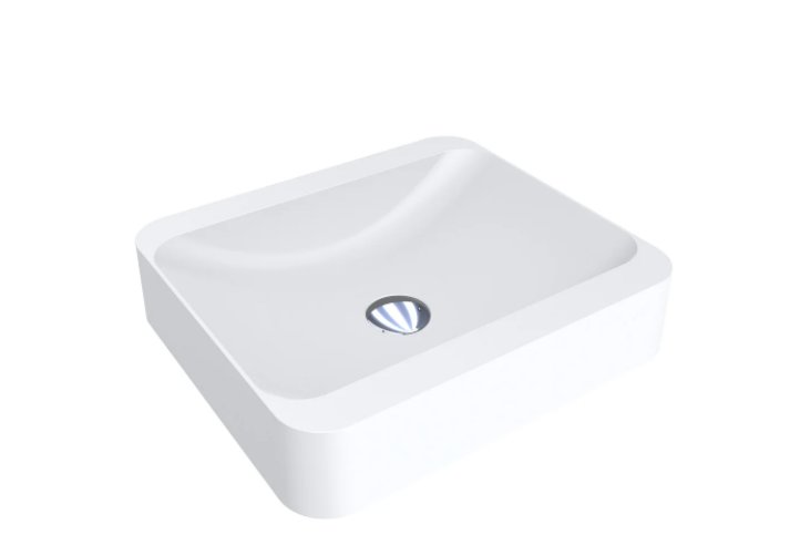 Раковина для ванной Miraggio Geneva 450 накладная белый матовая 0000202