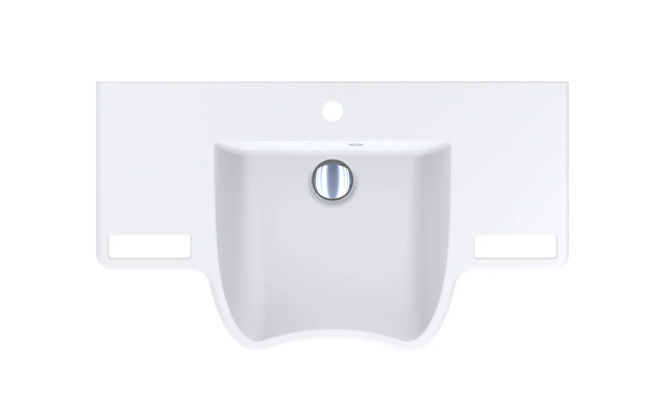 Раковина для ванной Miraggio Krakow подвесная с отверстием под смеситель белый матовый 0000204