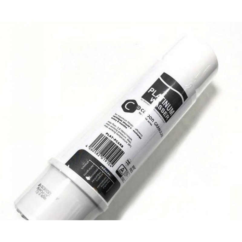 Картридж з гранульованим вугіллям з шкаралупи кокосового горіха Platinum Wasser PLAT-PCARB 10