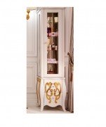 Пенал для ванной Marsan Arlette 45х180 см МДФ белый/золото Arlette450goldr