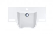 Раковина для ванної Miraggio Krakow підвісна з отвором під змішувач білий матовий 0000204